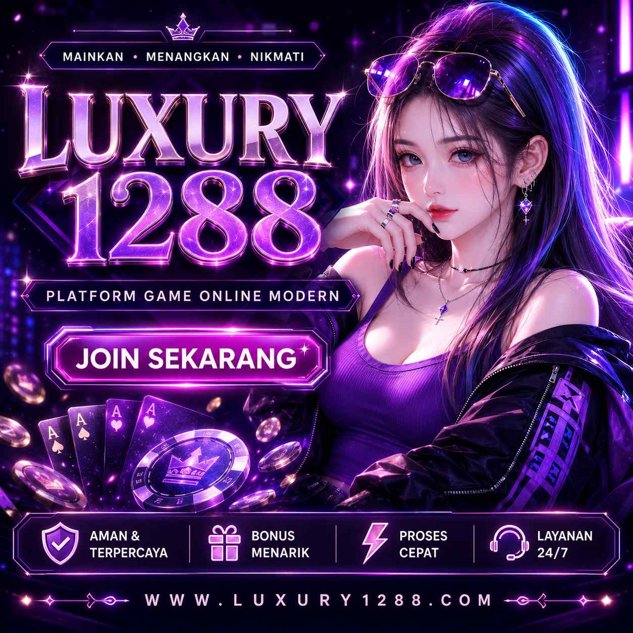 LUXURY1288 : rumah  bagi para pemain game online aman dan terpercaya