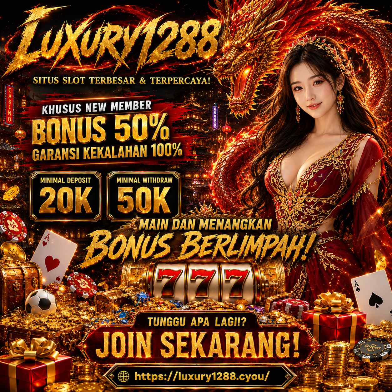 LUXURY1288 Slot Online Hari Ini dengan Pilihan Permainan Paling Lengkap