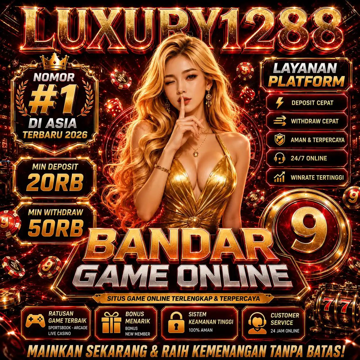 LUXURY1288 | Slot Online Terbaik 2026 | Banyak Pilihan Game Seru dan Menarik