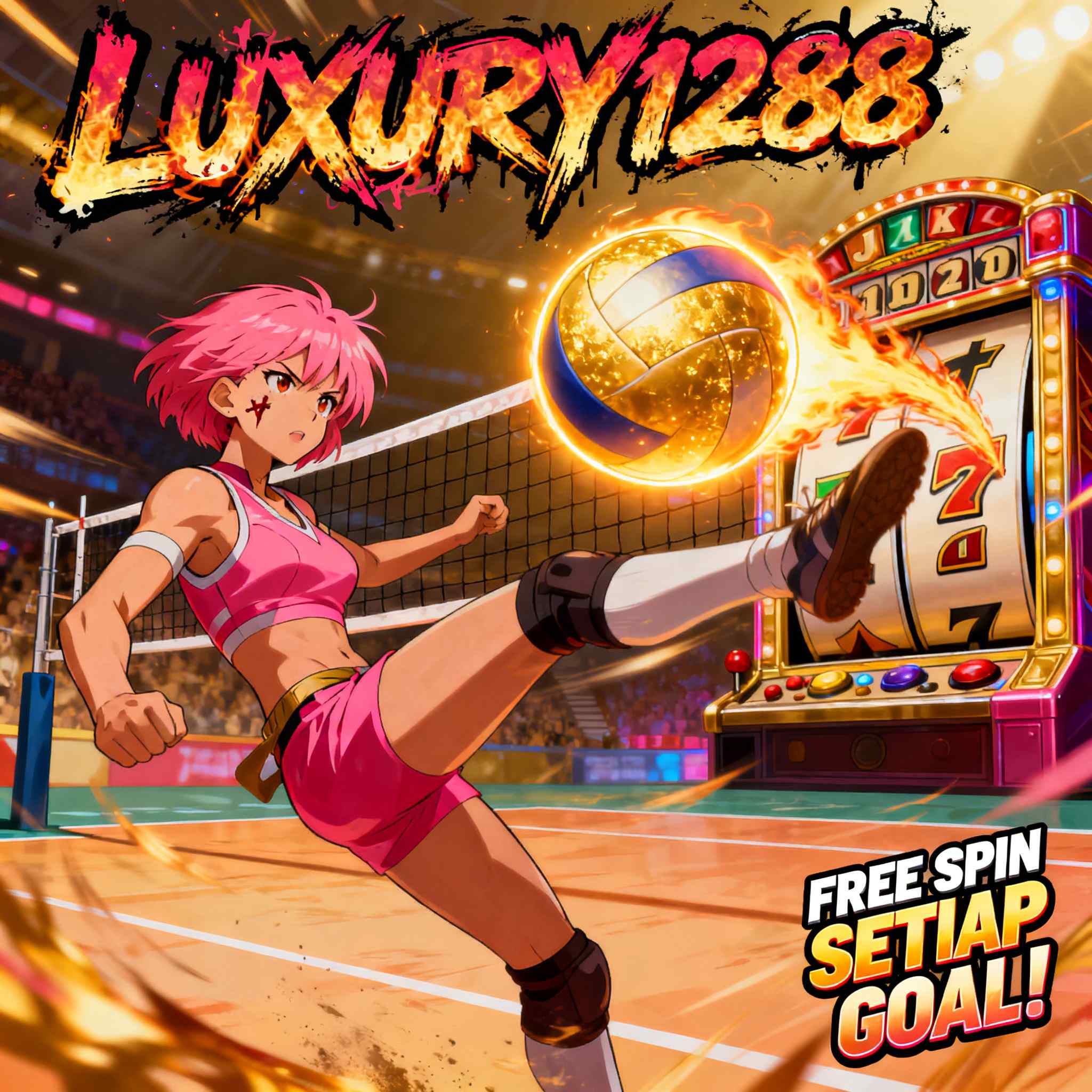 Almus 55'' Sideboard with 4 Glass Doors, 2 Large Drawers and Adjustable Shelves-232908992